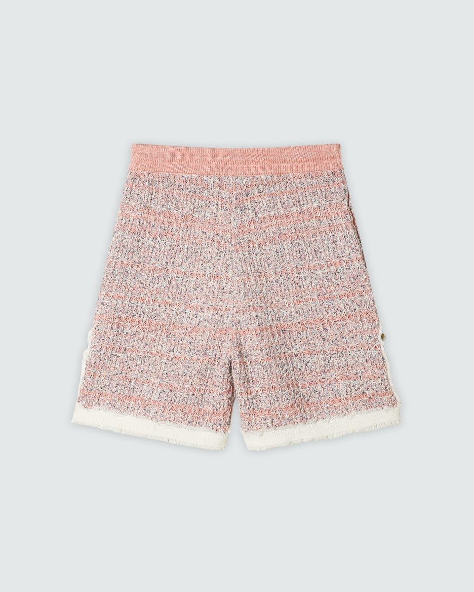 Pink Tweed Shorts | KOWLOON CITY BOY